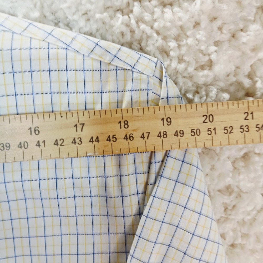 LAUREN Ralph Lauren Mens Stretch Fabric Regular Fit Plaid Button Large Shirt - Picture 6 of 9